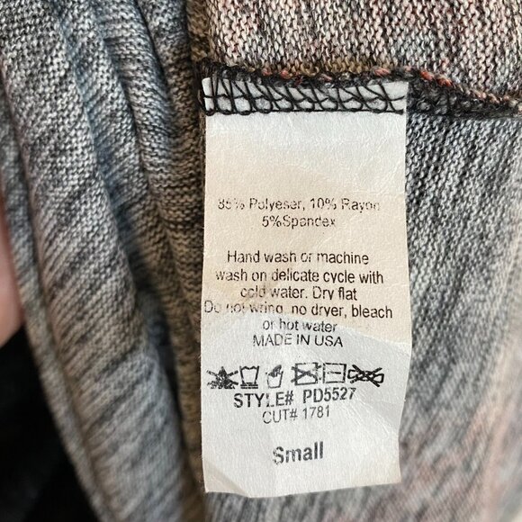 Be Stage S Floral A-Line Dress Made in USA Comfy Stretch Casual Romantic Boho - Picture 8 of 8